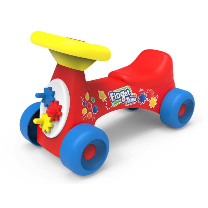 JAKKS Pacific Ride On Fidget Time Röd in de groep SPEELGOED, KINDER- & BABYPRODUCTEN / Speelgoed / Speelgoedauto\'s bij TP E-commerce Nordic AB (D31933)