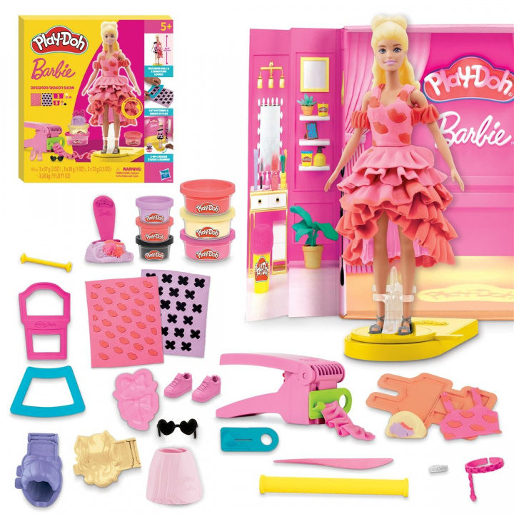 PLAY-DOH Barbie Designer Fashion Show in de groep SPEELGOED, KINDER- & BABYPRODUCTEN / Speelgoed / Docks & Accessoires bij TP E-commerce Nordic AB (D31944)