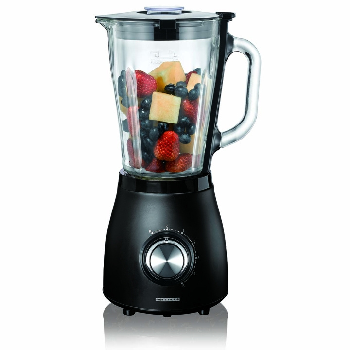 MELISSA Blender 1,5L glazen kan verstuiver 500W matzwart in de groep HUISHOUDEN & TUIN / Huishoudelijke apparaten / Keukentools & -apparatuur / Mixers & Blenders bij TP E-commerce Nordic AB (D32029)