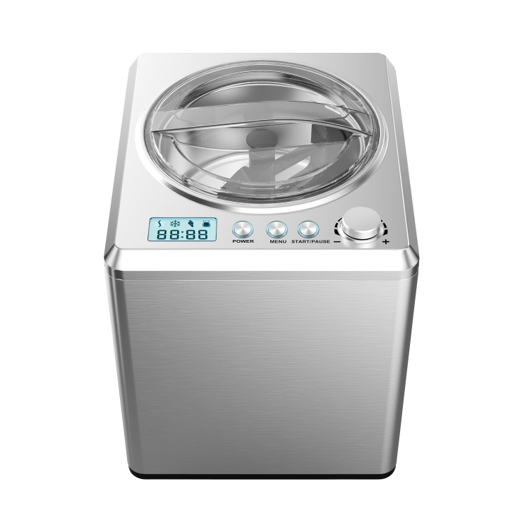 MELISSA Ijsmaker 2L 180W geborsteld roestvrij staal in de groep HUISHOUDEN & TUIN / Huishoudelijke apparaten / IJsmachines bij TP E-commerce Nordic AB (D32035)