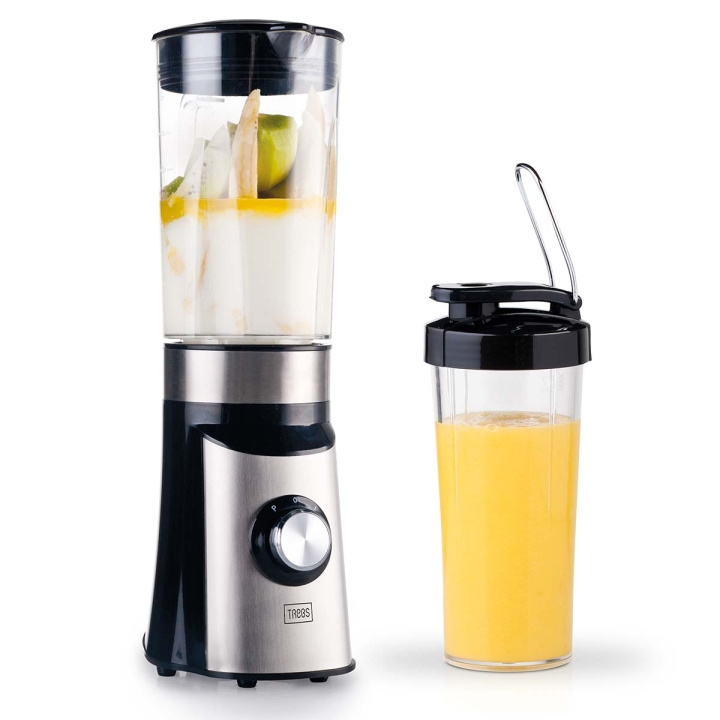 Trebs Smoothie-to-go pro drinkbeker Comfortjuicer 450 ml voor school, werk of de sportschool - Zwart in de groep HUISHOUDEN & TUIN / Huishoudelijke apparaten / Keukentools & -apparatuur / Mixers & Blenders bij TP E-commerce Nordic AB (D32080)