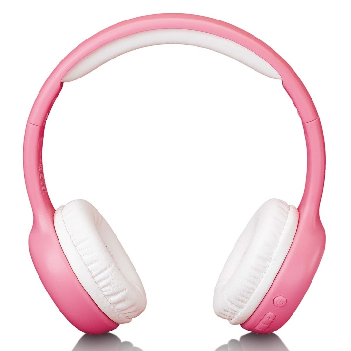 Lenco Opvouwbare kinder Bluetooth® hoofdtelefoon Roze in de groep HOME ELECTRONICS / Audio & Beeld / Koptelefoon & Accessoires / Koptelefoon bij TP E-commerce Nordic AB (D32271)