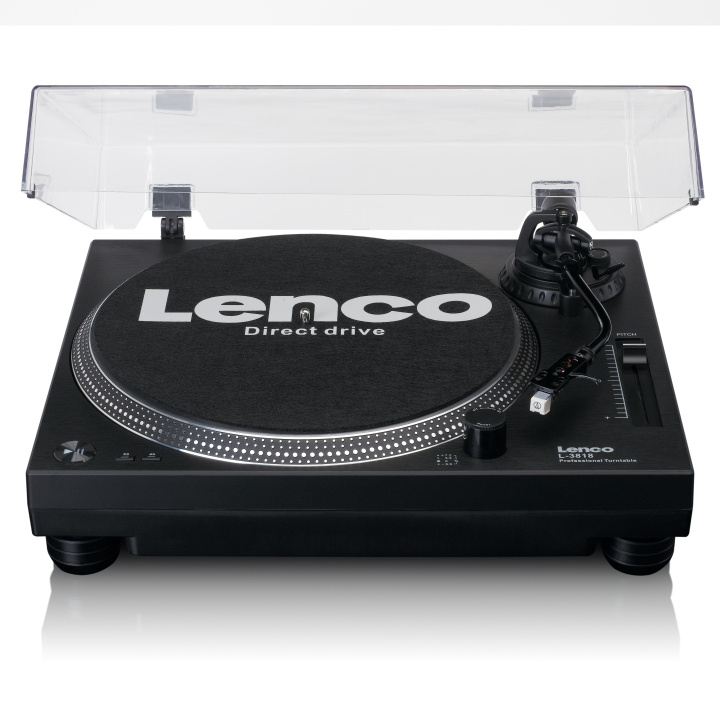 Lenco Direct drive platenspeler met USB/PC codering Zwart in de groep HOME ELECTRONICS / Audio & Beeld / Thuisbioscoop, Hifi en Draagbaar / Compacte stereo- en platenspelers bij TP E-commerce Nordic AB (D32295)