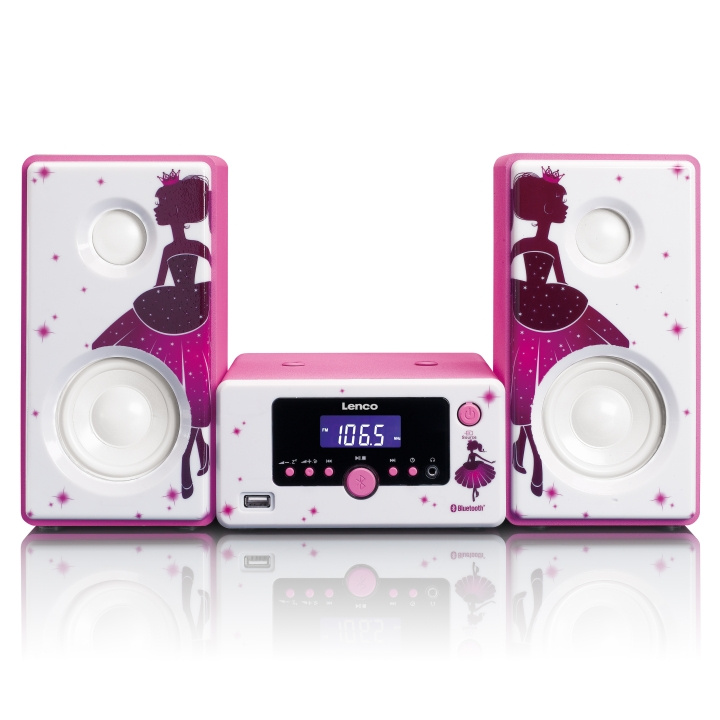 Lenco Micro set wekker Bluetooth® FM radio USB aux-in Princess in de groep HUISHOUDEN & TUIN / Horloges & Tellers / Wekkers bij TP E-commerce Nordic AB (D32326)