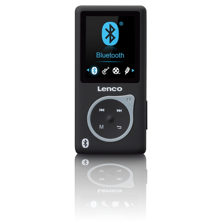 Lenco MP3/MP4-speler met Bluetooth® Zwart in de groep HOME ELECTRONICS / Audio & Beeld / Thuisbioscoop, Hifi en Draagbaar / Draagbare audiospelers / Mp3 spelers bij TP E-commerce Nordic AB (D32335)