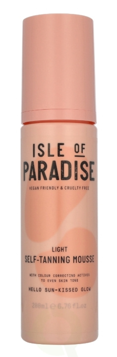 Isle of Paradise Self-Tanning Mousse 200 ml Light in de groep BEAUTY & HEALTH / Huidsverzorging / Zonnebank / Bruin zonder zon bij TP E-commerce Nordic AB (D32522)