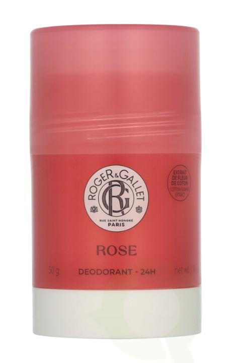 Roger & Gallet Rose Deodorant Stick 24H 50 g in de groep BEAUTY & HEALTH / Geuren & Parfum / Deodorant / Deodorant voor mannen bij TP E-commerce Nordic AB (D32549)