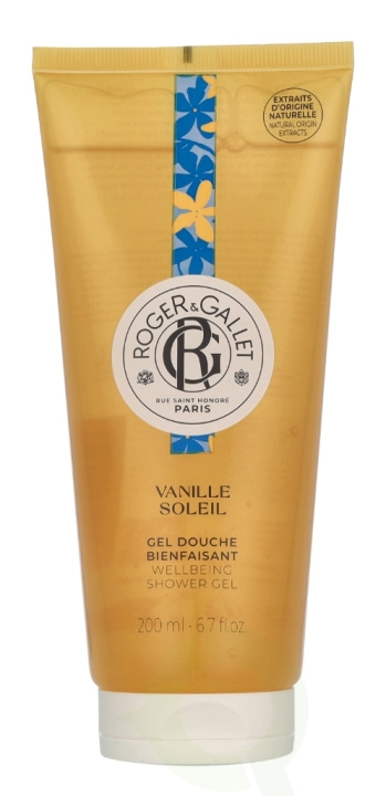 Roger & Gallet Beneficial Shower Gel Vanille Soleil 200 ml in de groep BEAUTY & HEALTH / Huidsverzorging / Lichaamsverzorging / Bad- en douchegels bij TP E-commerce Nordic AB (D32552)