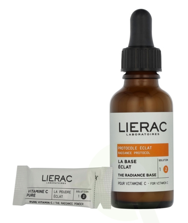 Lierac Paris Lierac Radiance Protocol Set 32.8 ml Concentrated Serum C 30ml/Vitamin C Pure Sachets 14 x 0,2g in de groep BEAUTY & HEALTH / Huidsverzorging / Gezicht / Huidserum bij TP E-commerce Nordic AB (D32573)