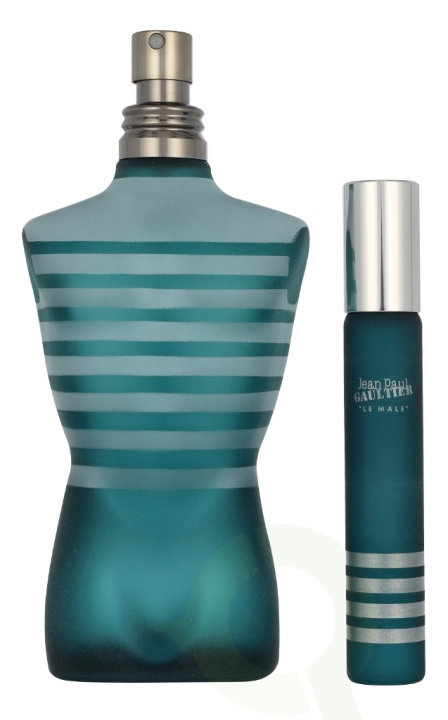 Jean Paul Gaultier Le Male Giftset 145 ml Edt Spray 125ml/Edp Spray 20ml in de groep BEAUTY & HEALTH / Cadeausets / Cadeausets voor hem bij TP E-commerce Nordic AB (D32665)