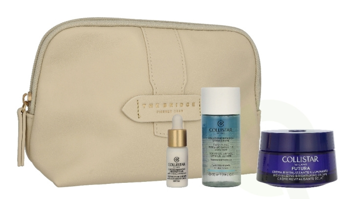 Collistar Futura Set 90 ml Futura Day Cream 50 ml / Mini Bifase Cleanser 35 ml / Mini Protective Drops 5 ml / Pouch in de groep BEAUTY & HEALTH / Huidsverzorging / Gezicht bij TP E-commerce Nordic AB (D32834)
