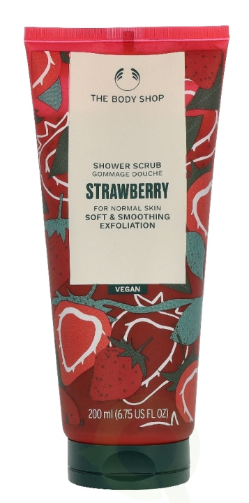 The Body Shop Shower Scrub 200 ml Strawberry in de groep BEAUTY & HEALTH / Huidsverzorging / Lichaamsverzorging / Bad- en douchegels bij TP E-commerce Nordic AB (D32878)