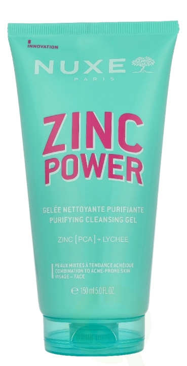 Nuxe Zinc Power Purifying Cleansing Gel 150 ml in de groep BEAUTY & HEALTH / Huidsverzorging / Gezicht / Schoonmaak bij TP E-commerce Nordic AB (D32879)