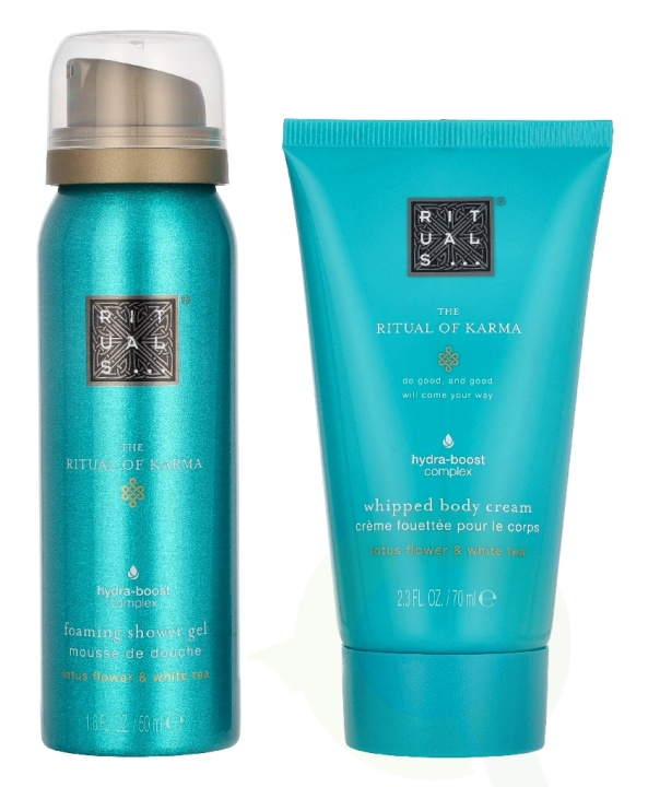 Rituals Karma Giftset 120 ml 48h Hydrating Body Cream 70 ml/Foaming Shower Gel 50 ml in de groep BEAUTY & HEALTH / Cadeausets / Cadeausets voor haar bij TP E-commerce Nordic AB (D32894)