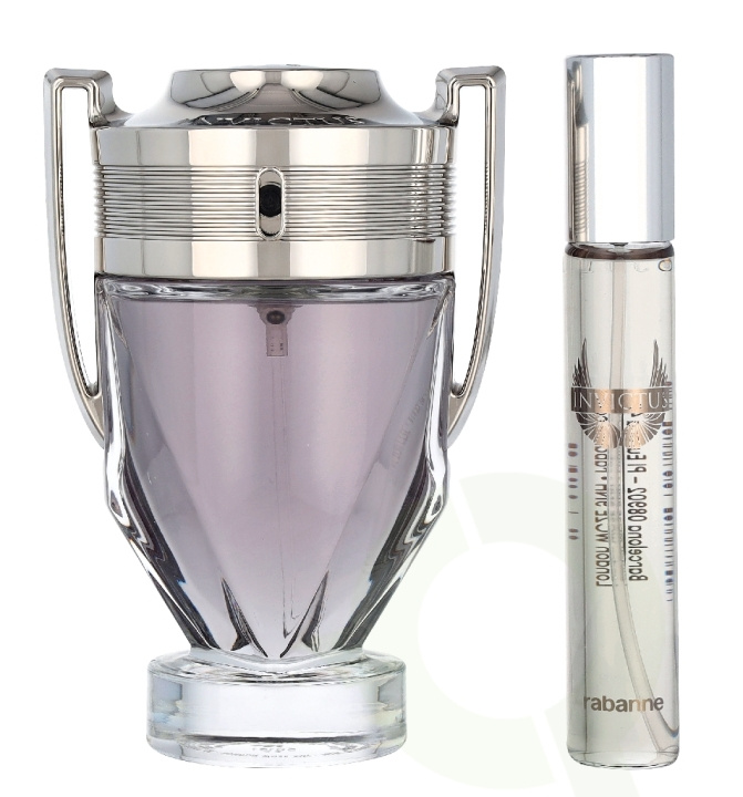 Paco Rabanne Invictus Giftset 120 ml Edt Spray 100ml/Edt Spray 20ml in de groep BEAUTY & HEALTH / Geuren & Parfum / Parfum bij TP E-commerce Nordic AB (D32934)