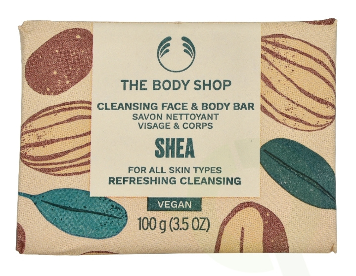 The Body Shop Shea Cleansing Face & Body Bar 100 g in de groep BEAUTY & HEALTH / Huidsverzorging / Gezicht / Schoonmaak bij TP E-commerce Nordic AB (D33001)