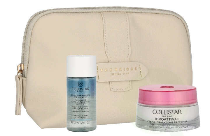 Collistar Idroattiva Set 85 ml Deep Hydratation Cream 50ml/Mini Bifase Cleanser 35ml/Pouch in de groep BEAUTY & HEALTH / Huidsverzorging / Gezicht bij TP E-commerce Nordic AB (D33002)