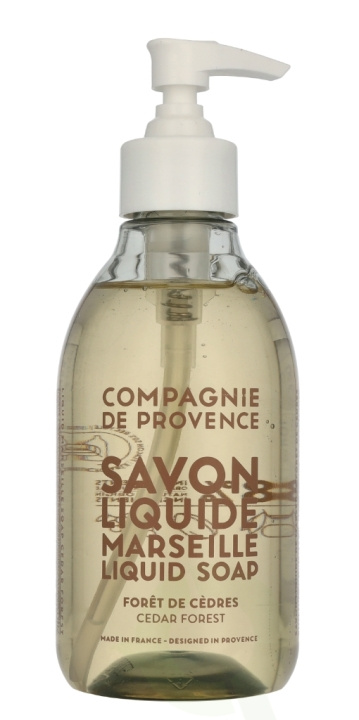 Compagnie De Provence Liquid Marseille Soap 300 ml Cedar Forest in de groep BEAUTY & HEALTH / Huidsverzorging / Lichaamsverzorging / Geurende zeep bij TP E-commerce Nordic AB (D33030)