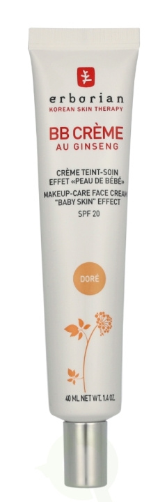 Erborian BB Cream Au Ginseng 5-In-1 Baby Skin Effect SPF20 40 ml Dore in de groep BEAUTY & HEALTH / Huidsverzorging / Gezicht / Dagcrème bij TP E-commerce Nordic AB (D33055)