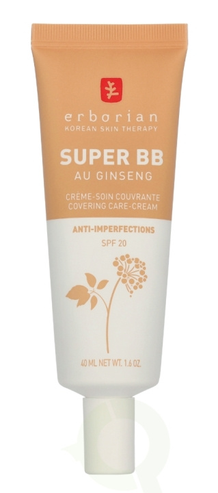 Erborian Super BB Covering Care-Cream SPF20 40 ml Golden in de groep BEAUTY & HEALTH / Huidsverzorging / Gezicht / Dagcrème bij TP E-commerce Nordic AB (D33056)