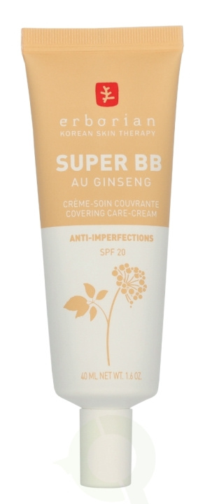 Erborian Super BB Covering Care-Cream SPF20 40 ml Nude in de groep BEAUTY & HEALTH / Huidsverzorging / Gezicht / Dagcrème bij TP E-commerce Nordic AB (D33057)