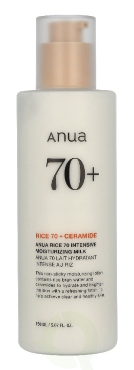 Anua Rice 70 + Ceramide Moisturizing Milk 150 ml in de groep BEAUTY & HEALTH / Huidsverzorging / Gezicht bij TP E-commerce Nordic AB (D33097)