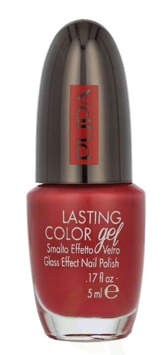 Pupa Milano Pupa Lasting Color Gel Glass Effect Nail Polish 5 ml #100 Tropical Red in de groep BEAUTY & HEALTH / Manicure/pedicure / Nagellak bij TP E-commerce Nordic AB (D33196)