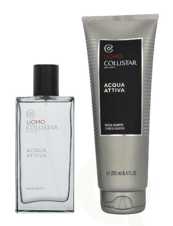 Collistar Uomo Acqua Attiva Giftset 350 ml Acqua Attiva Edt Spray 100 ml / Acqua Attiva Shampoo 250 ml in de groep BEAUTY & HEALTH / Cadeausets / Cadeausets voor haar bij TP E-commerce Nordic AB (D33242)