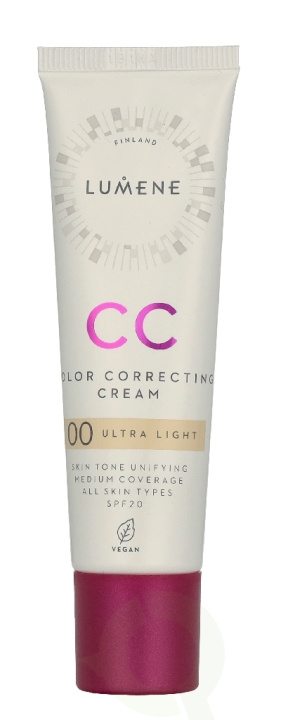 Lumene CC Color Correcting Cream SPF20 30 ml #00 in de groep BEAUTY & HEALTH / Huidsverzorging / Zonnebank / Zonnebescherming bij TP E-commerce Nordic AB (D33248)