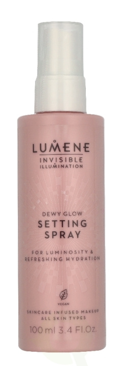 Lumene Invisible Illumination Dewy Glow Setting Spray 100 ml in de groep BEAUTY & HEALTH / Huidsverzorging / Gezicht bij TP E-commerce Nordic AB (D33262)