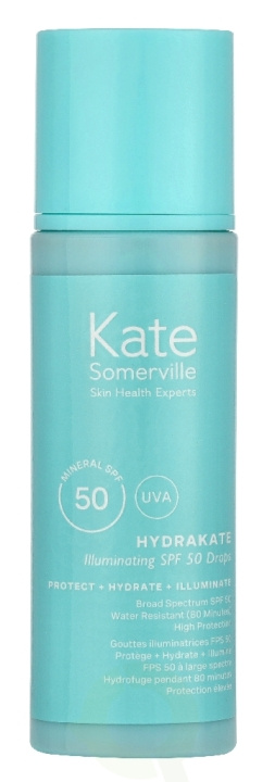 Kate Somerville HydraKate Illuminating Drops SPF50+ 50 ml in de groep BEAUTY & HEALTH / Huidsverzorging / Zonnebank / Zonnebescherming bij TP E-commerce Nordic AB (D33310)