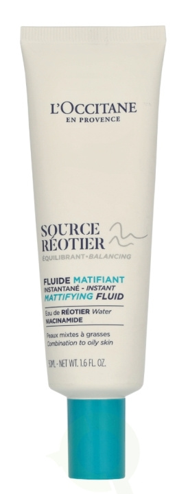 L\'Occitane Source Reotier Instant Mattifying Fluid 50 ml in de groep BEAUTY & HEALTH / Huidsverzorging / Gezicht / Dagcrème bij TP E-commerce Nordic AB (D33457)