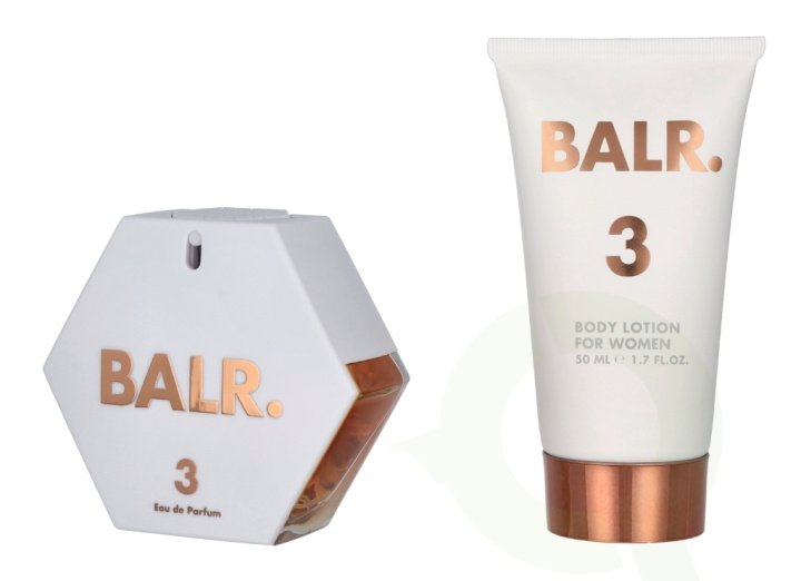 Balr. 3 FOR WOMEN Giftset 80 ml Holidays 2023-2024 -Edp Spray 30ml/Body Lotion 50ml in de groep BEAUTY & HEALTH / Cadeausets / Cadeausets voor haar bij TP E-commerce Nordic AB (D33489)