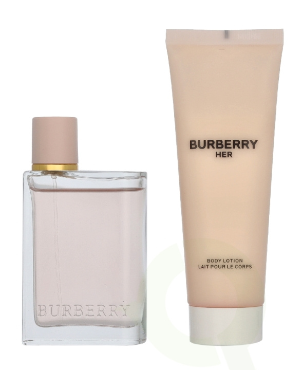 Burberry Her Giftset 125 ml Edp Spray 50ml/Body Lotion 75ml in de groep BEAUTY & HEALTH / Geuren & Parfum / Parfum / Parfum voor haar bij TP E-commerce Nordic AB (D33498)