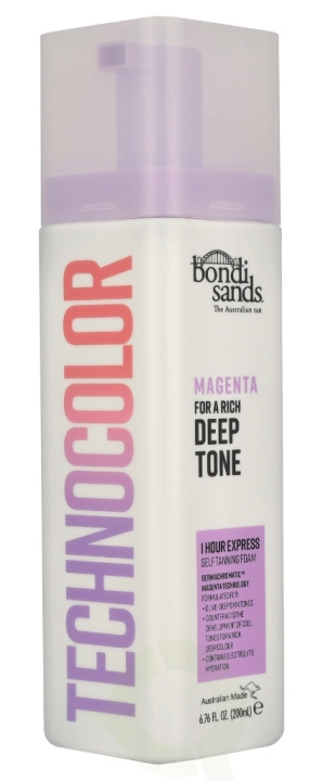 Bondi Sands Technocolour Magenta Self Tanning Foam 200 ml in de groep BEAUTY & HEALTH / Huidsverzorging / Zonnebank / Bruin zonder zon bij TP E-commerce Nordic AB (D33559)