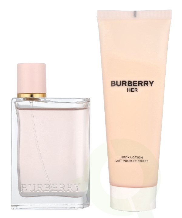 Burberry Her Giftset 125 ml Edp Spray 50ml/Body Lotion 75ml in de groep BEAUTY & HEALTH / Geuren & Parfum / Parfum / Parfum voor haar bij TP E-commerce Nordic AB (D33562)