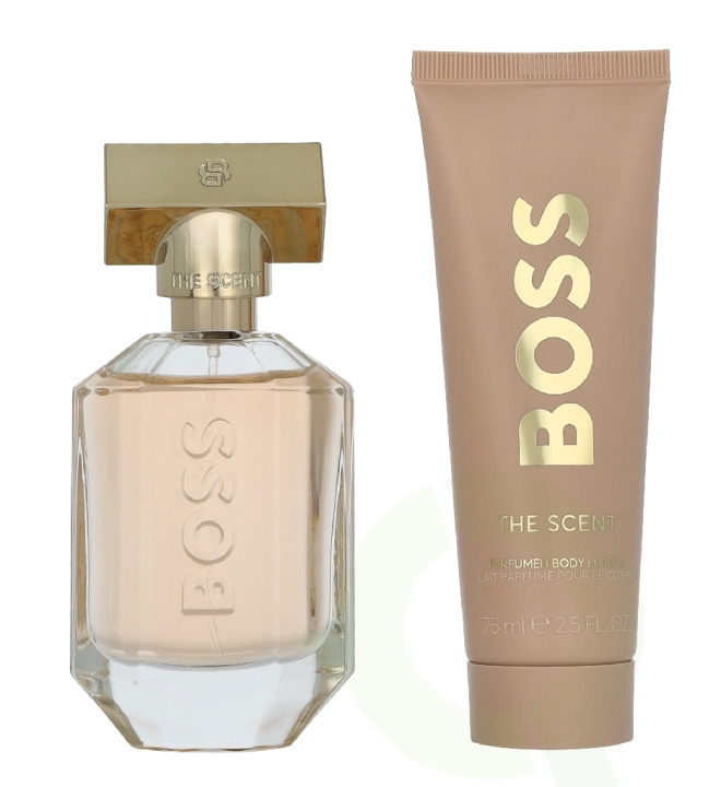 Hugo Boss The Scent Giftset 125 ml Edp Spray 50ml/Body Lotion 75ml in de groep BEAUTY & HEALTH / Geuren & Parfum / Parfum / Parfum voor haar bij TP E-commerce Nordic AB (D33567)