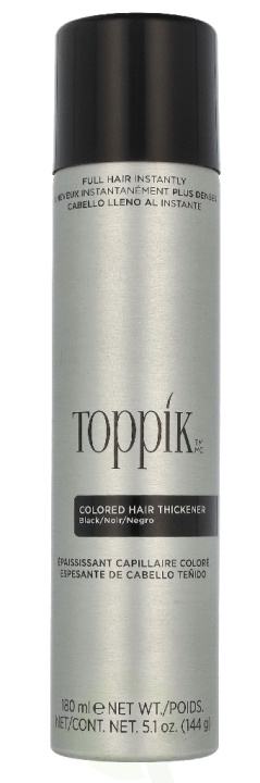 Toppik Colored Hair Thickener - Black 144 g in de groep BEAUTY & HEALTH / Haar & Styling / Haarverzorging / Haarverf bij TP E-commerce Nordic AB (D33664)