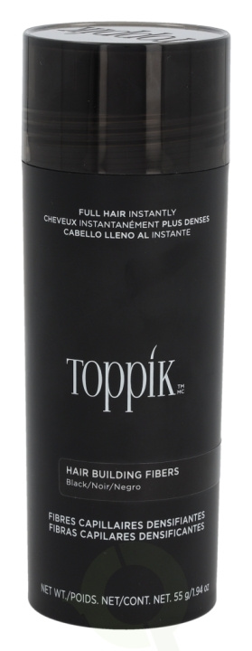 Toppik Hair Building Fibers - Black 55 g in de groep BEAUTY & HEALTH / Haar & Styling / Hair styling bij TP E-commerce Nordic AB (D33669)