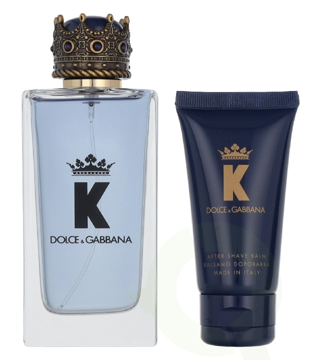 Dolce & Gabbana K Giftset 200 ml Edt Spray 100ml/After Shave Balm 50ml/Shower Gel 50ml in de groep BEAUTY & HEALTH / Cadeausets / Cadeausets voor hem bij TP E-commerce Nordic AB (D33684)