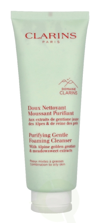 Clarins Purifying Gentle Foaming Cleanser 125 ml in de groep BEAUTY & HEALTH / Huidsverzorging / Gezicht / Schoonmaak bij TP E-commerce Nordic AB (D33692)