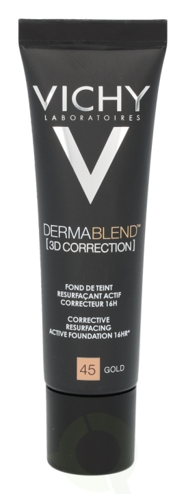 Vichy Dermablend 3D Correction SPF19 30 ml #45 Gold in de groep BEAUTY & HEALTH / Huidsverzorging / Zonnebank / Zonnebescherming bij TP E-commerce Nordic AB (D33704)