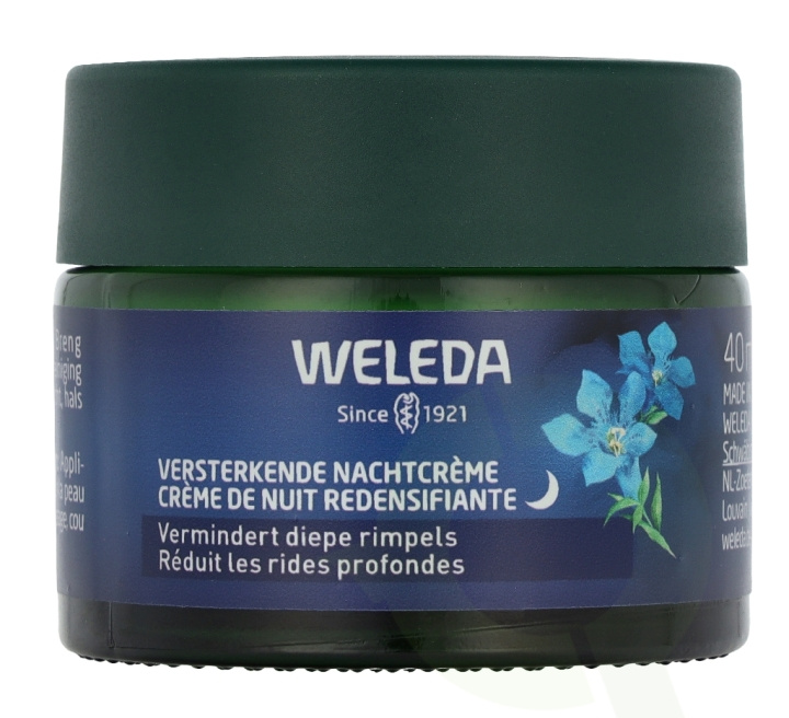 Weleda Blue Gentian & Edelweiss Strengthening Night Cream 40 ml in de groep BEAUTY & HEALTH / Huidsverzorging / Gezicht / Nachtcrème bij TP E-commerce Nordic AB (D33716)