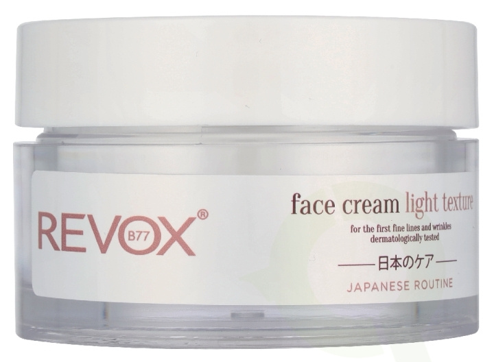 Revox B77 Japanese Ritual Face Cream Light Texture 50 ml in de groep BEAUTY & HEALTH / Huidsverzorging / Gezicht / Dagcrème bij TP E-commerce Nordic AB (D33775)