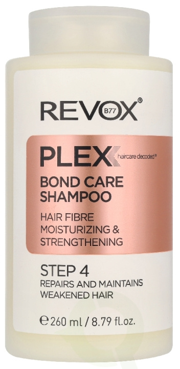 Revox B77 Plex Bond Care Shampoo 260 ml in de groep BEAUTY & HEALTH / Haar & Styling / Haarverzorging / Shampoo bij TP E-commerce Nordic AB (D33817)