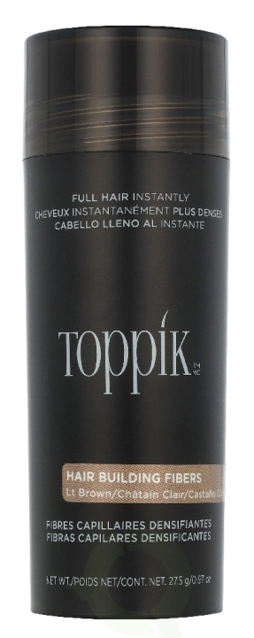 Toppik Hair Building Fibers - Light Brown 27.5 g in de groep BEAUTY & HEALTH / Haar & Styling / Hair styling bij TP E-commerce Nordic AB (D33859)