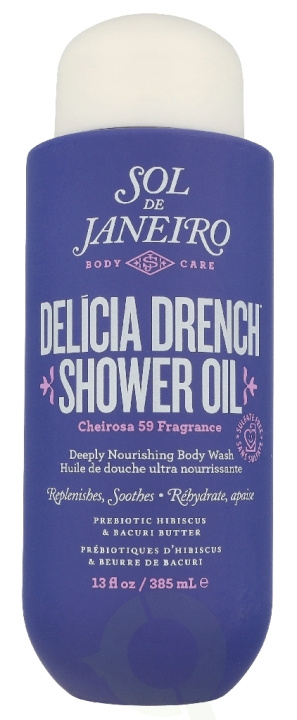 Sol De Janeiro Delicia Drench Shower Oil 385 ml in de groep BEAUTY & HEALTH / Huidsverzorging / Lichaamsverzorging / Bad- en douchegels bij TP E-commerce Nordic AB (D33892)