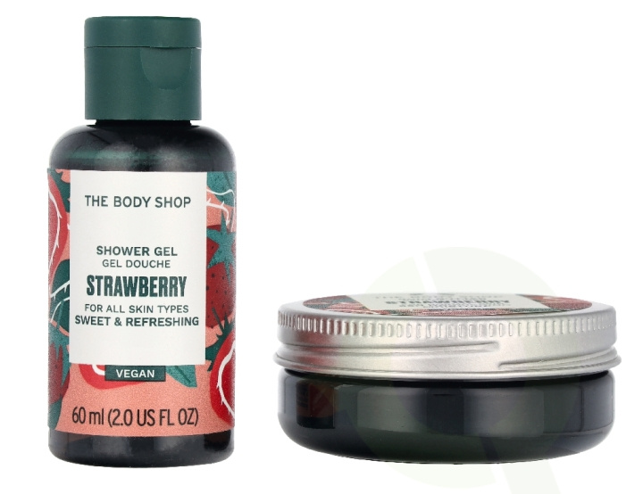 The Body Shop G1 Strawberry Giftset 140 ml Shower Gel 60ml/Body Butter 50ml/Hand Cream 30ml in de groep BEAUTY & HEALTH / Huidsverzorging / Lichaamsverzorging / Bad- en douchegels bij TP E-commerce Nordic AB (D33895)