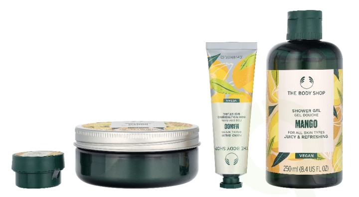 The Body Shop G4 Medium Mango Giftset 540 ml Mango Shower Gel 250ml/Mango Body Butter 200ml/Mango Body Scrub 50ml/Mango Hand Balm 30ml/Mango Lip Butter 10ml in de groep BEAUTY & HEALTH / Cadeausets / Cadeausets voor haar bij TP E-commerce Nordic AB (D33905)