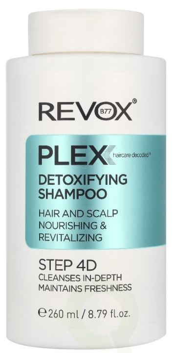 Revox B77 Plex Detoxifying Shampoo 260 ml in de groep BEAUTY & HEALTH / Haar & Styling / Haarverzorging / Shampoo bij TP E-commerce Nordic AB (D33996)